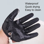 1 Pair Anti-Skid Catch Fish Latex Gloves Stab-resistant Waterproof Fishing Gloves, Specification:, Left+Right, Left+Right+Magnetic Buckles