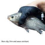 1 Pair Anti-Skid Catch Fish Latex Gloves Stab-resistant Waterproof Fishing Gloves, Specification:, Left+Right, Left+Right+Magnetic Buckles