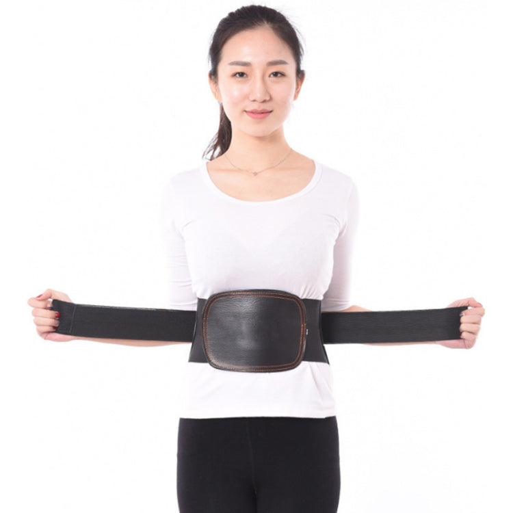 Steel Plate Support And Fixation Leather Protection Waist Belt Lumbar Orthosis,Size:, S  (64-70 cm), M (74-84 cm), L  (86-94 cm), XL  (98-106 cm), XXL  (106-120 cm)