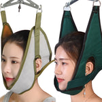 Door-Hanging Cervical Spine Traction Sling Household Cervical Spine Stretcher, Gray, Green