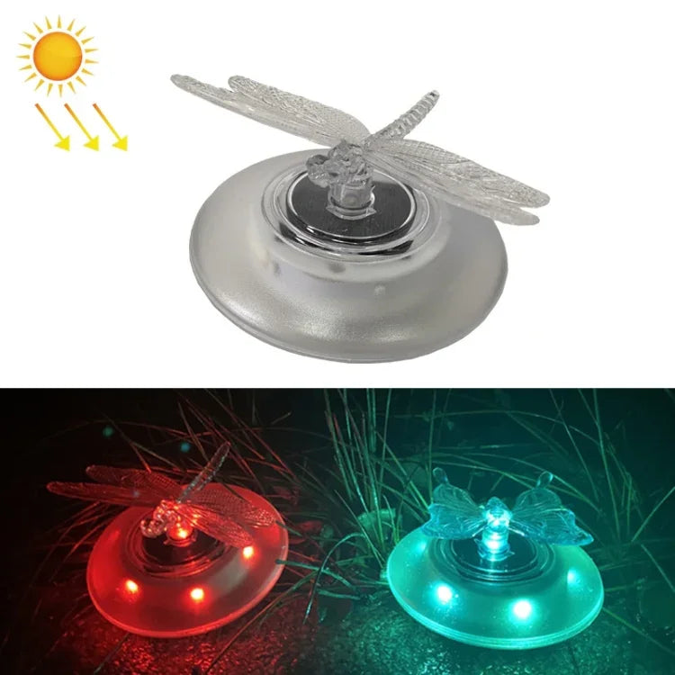 Solar Pool Floating Light Outdoor Villa Swimming Pool RGB Light Garden Grass Light, Butterfly, Dragonfly
