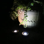 Outdoor Solar Buried Light Household Garden Grass Ground Waterproof Lamp, White Light, Warm Light