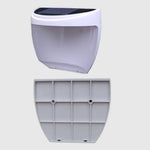 8 LED Light Control Solar Garden Wall Light Outdoor Fence Light Lawn Light Street Lamp, White Light, Warm Light