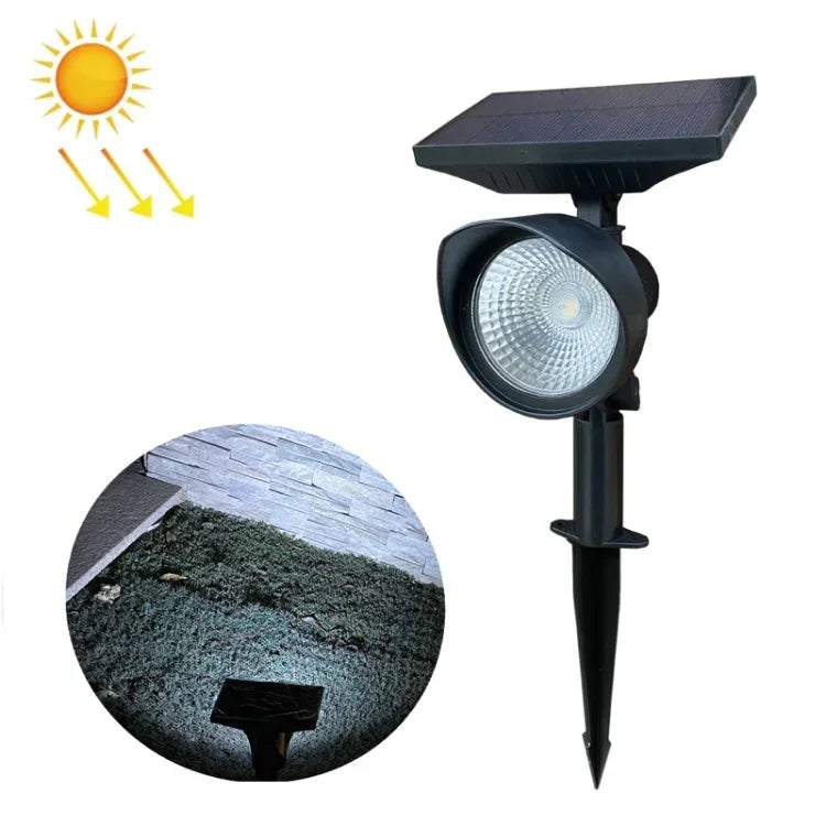 Solar Flood Light Home Solar Garden Villa Lawn Lamp, White Light, Warm Light, Colorful Light