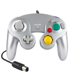2 قطعة وحدة تحكم ألعاب سلكية بنقطة اهتزاز واحدة لجهاز Nintendo NGC / Wii، أبيض، وردي، أصفر، أحمر، بنفسجي، أخضر، أزرق، أسود، فضي، برتقالي