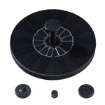 Outdoor Pool Waterview Flow Water Floating Solar Fountain, Solar Fountain