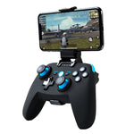 CX-X1  2.4GHz + Bluetooth 4.0 Wireless Game Controller Handle For Android / iOS / PC / PS3, Single Handle (Blue), Handle + Bracket (Blue), Handle + Bracket+ Receiver (Blue)