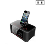A8 Charging Base Audio NFC Bluetooth Speaker Alarm Clock, US Plug, UK Plug, EU Plug