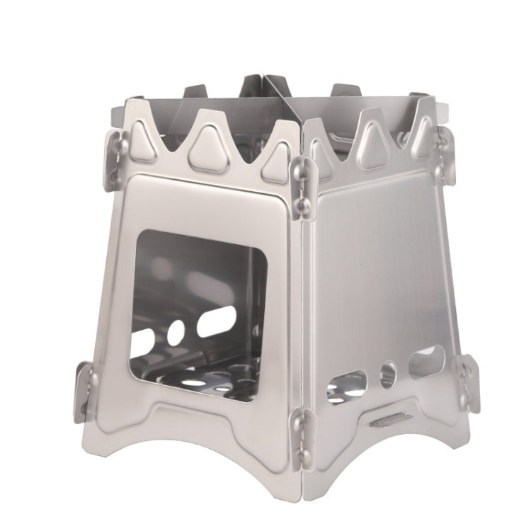 Stainless Steel Picnic Stove Wilderness Survival Foldable Stove, Foldable Stove
