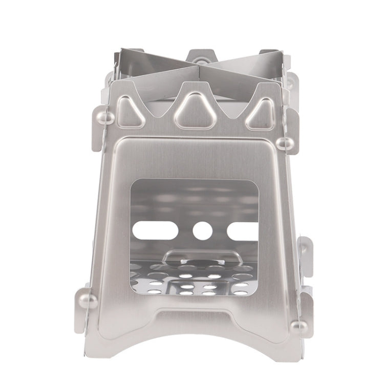 Stainless Steel Picnic Stove Wilderness Survival Foldable Stove, Foldable Stove