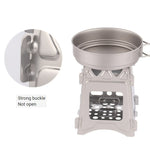 Stainless Steel Picnic Stove Wilderness Survival Foldable Stove, Foldable Stove