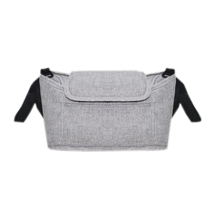 Sac de Rangement Suspendu pour Poussette Sac de Poussette Multifonctionnel Grande Capacité, Gris Lin, Noir Lin, Rose Lin, Violet Lin, Vert Lin, Bleu Lin