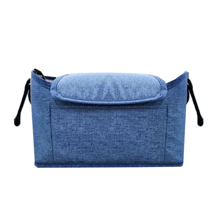 Stroller Storage Hanging Bag Multifunctional Large Capacity Stroller Bag, Linen Gray, Linen Black, Linen Powder, Linen Purple, Linen Green, Linen Blue