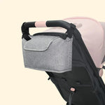 Stroller Storage Hanging Bag Multifunctional Large Capacity Stroller Bag, Linen Gray, Linen Black, Linen Powder, Linen Purple, Linen Green, Linen Blue