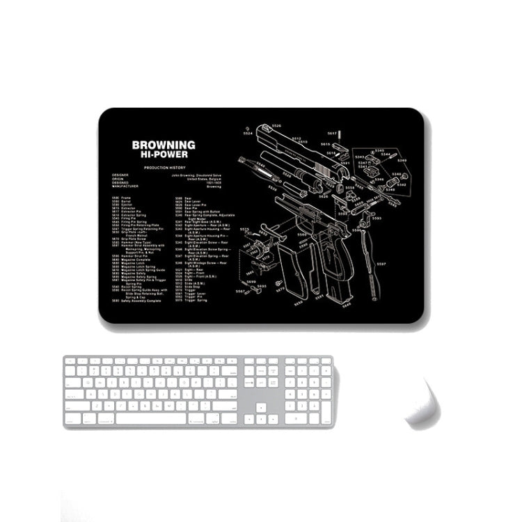 2 PCS Heat Transfer Non-Slip Single-Sided Office Gaming Mouse Pad, 2mm, 3mm, 4mm, 5mm