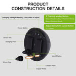 Dog Barking Stopper Sound Vibration Anti-Barking Electric Shock Collar EU Plug, EU Plug Black