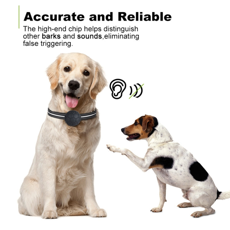 Dog Barking Stopper Sound Vibration Anti-Barking Electric Shock Collar EU Plug, EU Plug Black