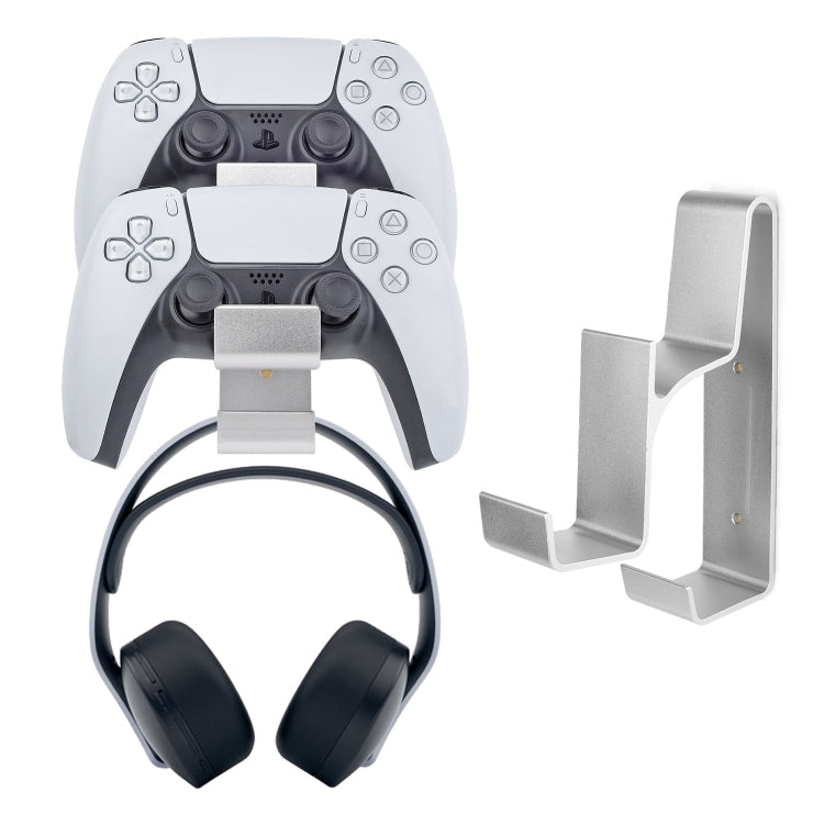 Gamepad & Headphone Three-In-One Wall Mounted Hanger For PS5 / PS4, For PS5 / PS4