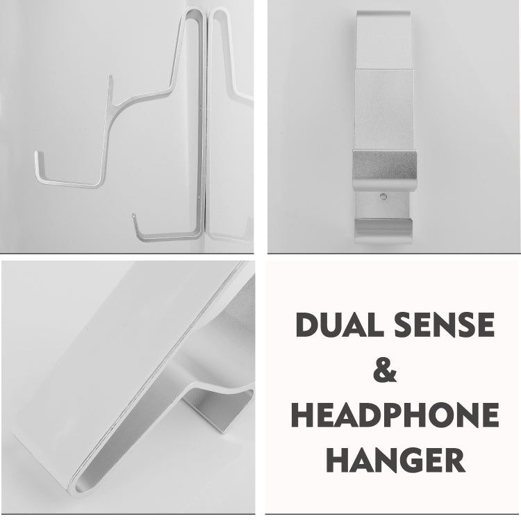 Gamepad & Headphone Three-In-One Wall Mounted Hanger For PS5 / PS4, For PS5 / PS4