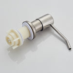 304 Stainless Steel Sink Soap Dispenser Pump Head Extension Silicone Tube Bathroom Hand Washing Cleaning Soap Dispenser, 9508N-02 Pump Head