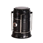 LED Tent Light Solar Rechargeable Camping Light Stretchable Multifunctional Lantern, Support USB Output, Solar + EU Plug