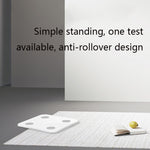 8066 Smart Body Fat Electronic Scale Home Bluetooth Weight Scale, Battery Style(White), Charging Style(White)