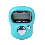 10 PCS Plastic Finger Counter Manual Ring Style Mini Electronic Counter, Random Colour Delivery, 10PCS Random Colour