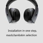 2 PCS Headset Cover For Alienware, AW310H / AW510H Mesh, AW310H / AW510H Splicing, AW310H / AW510H Lambskin, AW988 Black Mesh, AW988 Black Lambskin