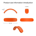 T1 Wireless Bluetooth Headset Beam Silicone Protection Case For Apple AirPods Max, Black, Blue, Red, Orange, Night Green
