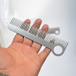 3 PCS Stainless Steel High-Strength Comb Outdoor EDC Portable Tool