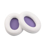 2 قطع أغطية إسفنجية لسماعات الرأس مع غطاء جلدي لسماعات Kingston Cloud Silver II، اللون: أسود، أسود، أسود مخيط، أبيض مخيط، شبكي، جلد حمل أسود، جلد حمل أبيض