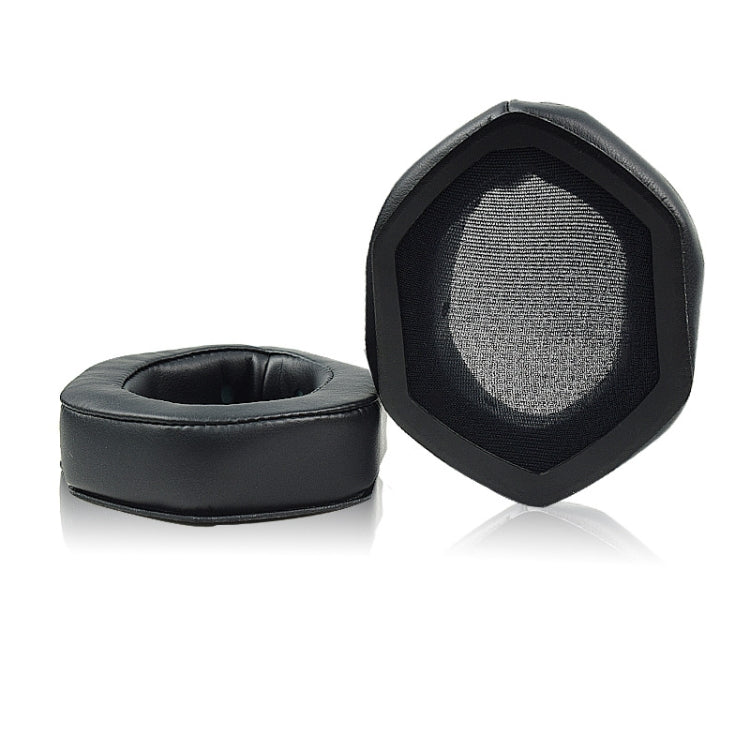 2 قطع أغطية إسفنجية مناسبة لسماعات V-Moda LP/M100/LP2، أسود شبكي أسود