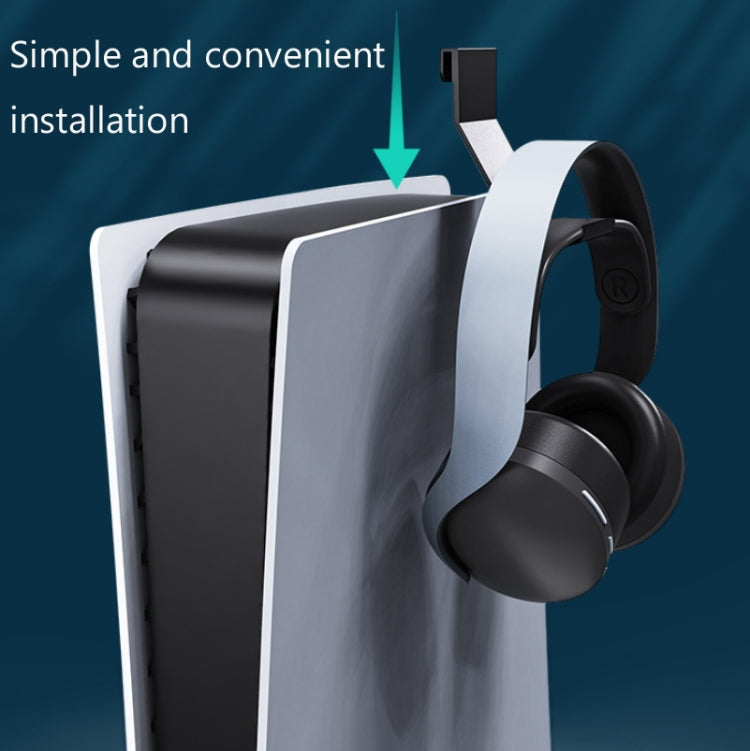 3 Pairs Headphone Handle External Side-Mounted Storage Rack For PS5, AL-P5053