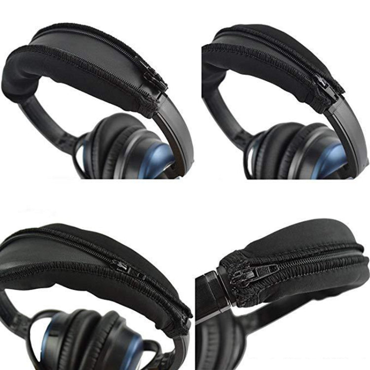 2 قطع واقي عارضة رأس لسماعات BOSE QC15 / QC2 / AE2، أزرق، أسود، رمادي