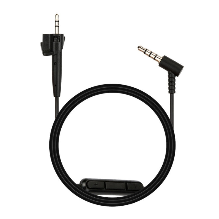 2 قطع كابل صوت بديل 3.5 مم إلى 2.5 مم مع ميكروفون لسماعات Bose AE2 / AE2i، الطول: 1.5 م