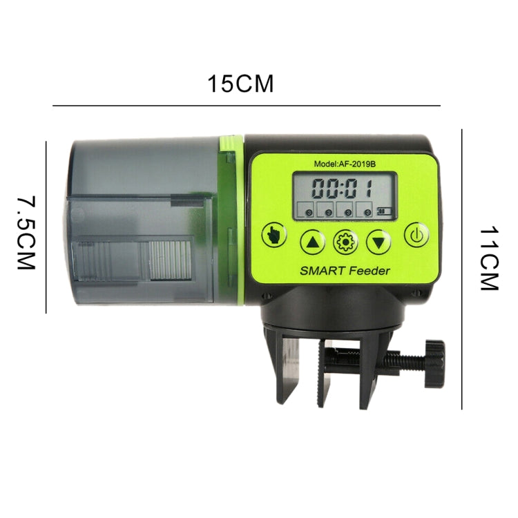 AquaBlue Fish Tank Intelligent Timing Automatic Feeder Aquarium Goldfish Feeder Large Capacity Fish Feeder,Model:, AF-2019A, AF-2019B English Version, AF-2019C Lithium Battery Charging, AF-2019B  + Square Feeding Circle, AF-2019B + Round Feeding Circle