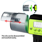 AquaBlue Fish Tank Intelligent Timing Automatic Feeder Aquarium Goldfish Feeder Large Capacity Fish Feeder,Model:, AF-2019A, AF-2019B English Version, AF-2019C Lithium Battery Charging, AF-2019B  + Square Feeding Circle, AF-2019B + Round Feeding Circle