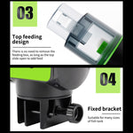 AquaBlue Fish Tank Intelligent Timing Automatic Feeder Aquarium Goldfish Feeder Large Capacity Fish Feeder,Model:, AF-2019A, AF-2019B English Version, AF-2019C Lithium Battery Charging, AF-2019B  + Square Feeding Circle, AF-2019B + Round Feeding Circle