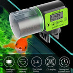 AquaBlue Fish Tank Intelligent Timing Automatic Feeder Aquarium Goldfish Feeder Large Capacity Fish Feeder,Model:, AF-2019A, AF-2019B English Version, AF-2019C Lithium Battery Charging, AF-2019B  + Square Feeding Circle, AF-2019B + Round Feeding Circle