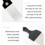 3 PCS Hairdressing Steel Needle Oil Hair Comb Plastic Haircut Pointed Tail Comb, P2020, P2021, C6, C5