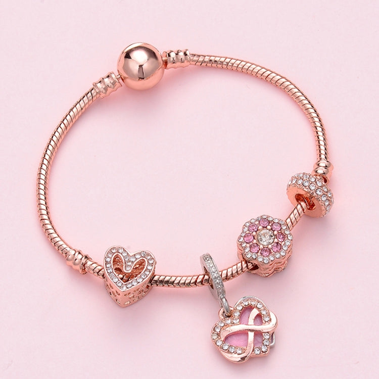 Women Rose Gold Beaded Bracelet, SL124 18cm, SL124 19cm, SL124 20cm, SL125 18cm, SL125 19cm, SL125 20cm, SL126 18cm, SL126 19cm, SL126 20cm, SL128 18cm, SL128 19cm, SL128 20cm, SL129 18cm, SL129 19cm, SL129 20cm, SL130 18cm, SL130 19cm, SL130 20cm     ...