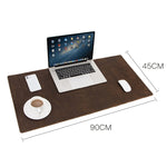 CF9011  Desk Pad Retro Crazy Horse Leather Notebook Computer Mouse Pad Oversized Anti-Slip Desktop Computer Desk Leather Pad