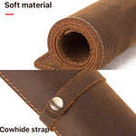 CF9011  Desk Pad Retro Crazy Horse Leather Notebook Computer Mouse Pad Oversized Anti-Slip Desktop Computer Desk Leather Pad