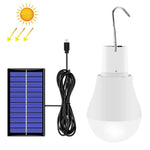 LED Solar Bulb USB Portable Outdoor Emergency Light Bulb Camping Lighting