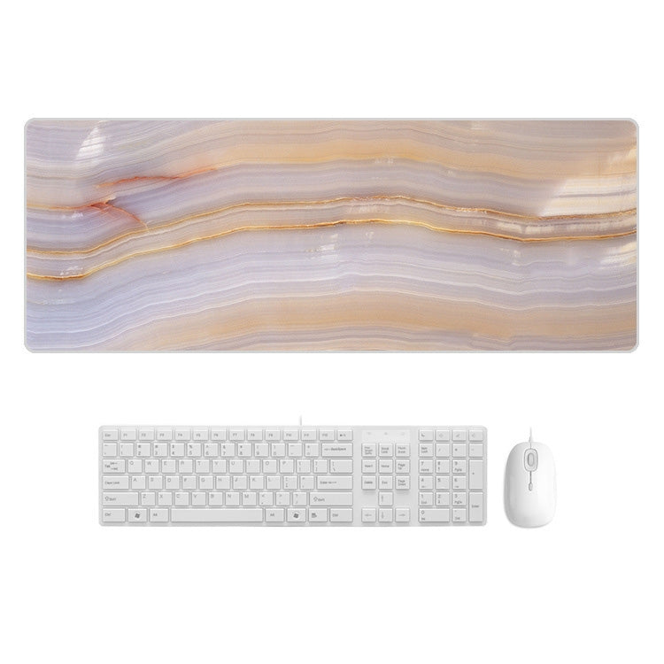 Marbling Wear-Resistant Rubber Mouse Pad, 400x900x4mm, 400x900x5mm, 300x800x5mm, 300x700x4mm