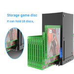 JYS X133 Multi-Function Cooling Base + Game Disc Storage For XBOXSeries X Host, JYS X133