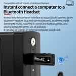 محول استقبال بلوتوث 5.0 للسيارة USB FM + AUX إخراج صوتي مزدوج مرسل ستيريو، K9 أبيض