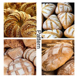 Bread Baguette Round Knife Wooden Double-Sided Bread Trimming Knife With 5 Blades, Beech, Flower Pear Wood, Pattern 1 Flower Pear Wood, Pattern 2 Flower Pear Wood, Pattern 3 Flower Pear Wood, Pattern 4 Flower Pear Wood, Pattern 5 Flower Pear Wood