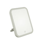 2 PCS LED Makeup Mirror With Lamp Fill Light Dormitory Desktop Dressing Mirror Female Folding Portable Small Mirror,Style:, Charging Monochromatic Light (White), Charging Monochromatic Light (Pink), Plug-in Monochromatic Light (White)                  ...