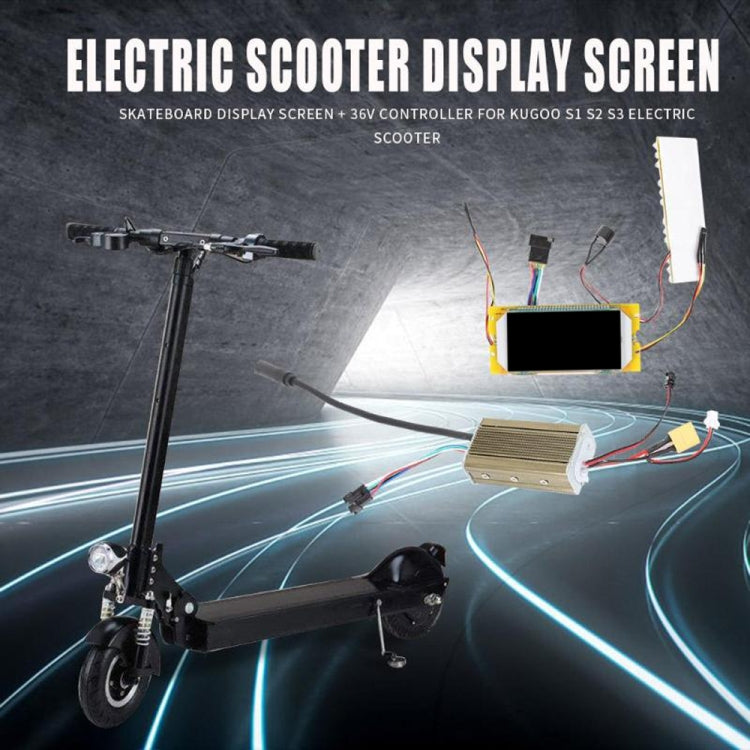 شاشة عرض LED لسكوتر كهربائي، لوحة تحكم رئيسية بديلة لملحقات سلسلة Kugoo S1 / S2 / S3، وحدة تحكم + شاشة عرض